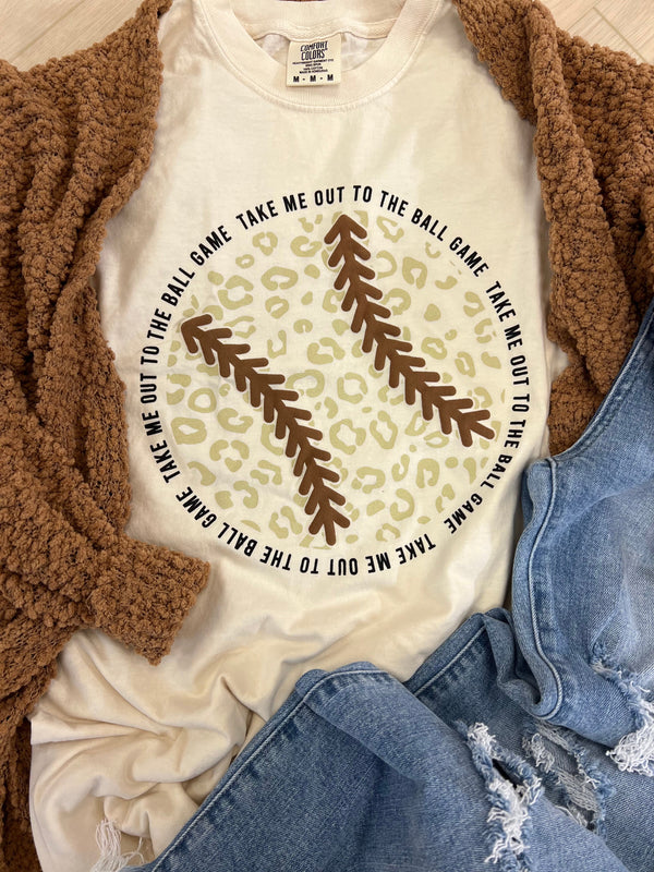 Leopard Baseball Sweatshirt (other options available)