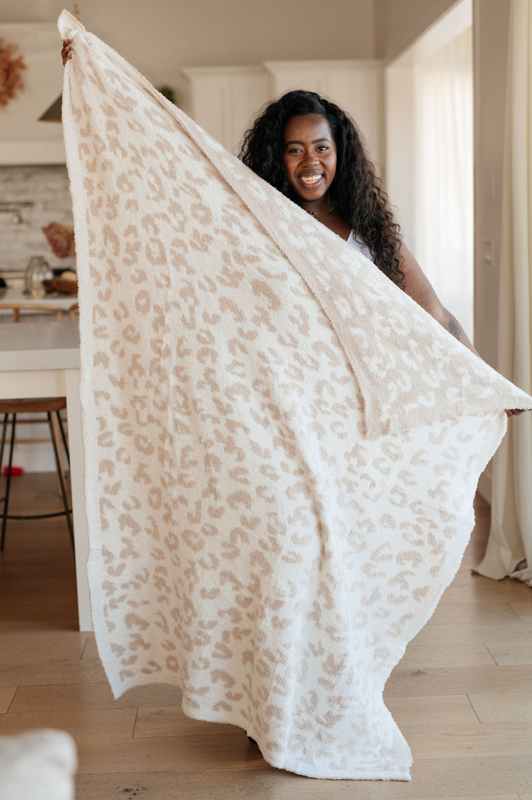 Ari Blanket Single Cuddle Size in Neutral Animal OS Blankets by Vim&Vigor | Vim&Vigor Boutique