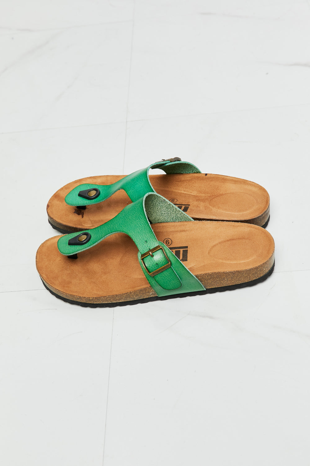 Drift Away T-Strap Sandal-Green Green Sandals by Vim&Vigor | Vim&Vigor Boutique