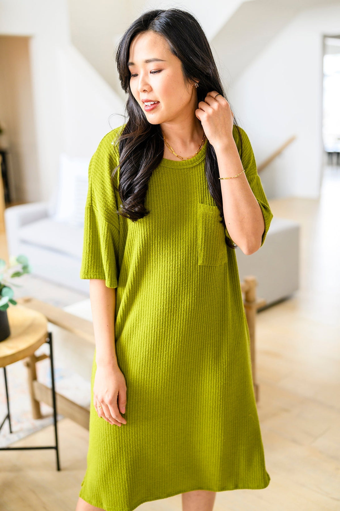 Easy Going Shift Dress Green Dresses by Vim&Vigor | Vim&Vigor Boutique