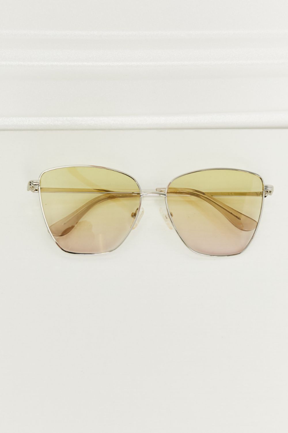 Metal Frame Full Rim Sunglasses Lemon One Size Sunglasses by Vim&Vigor | Vim&Vigor Boutique