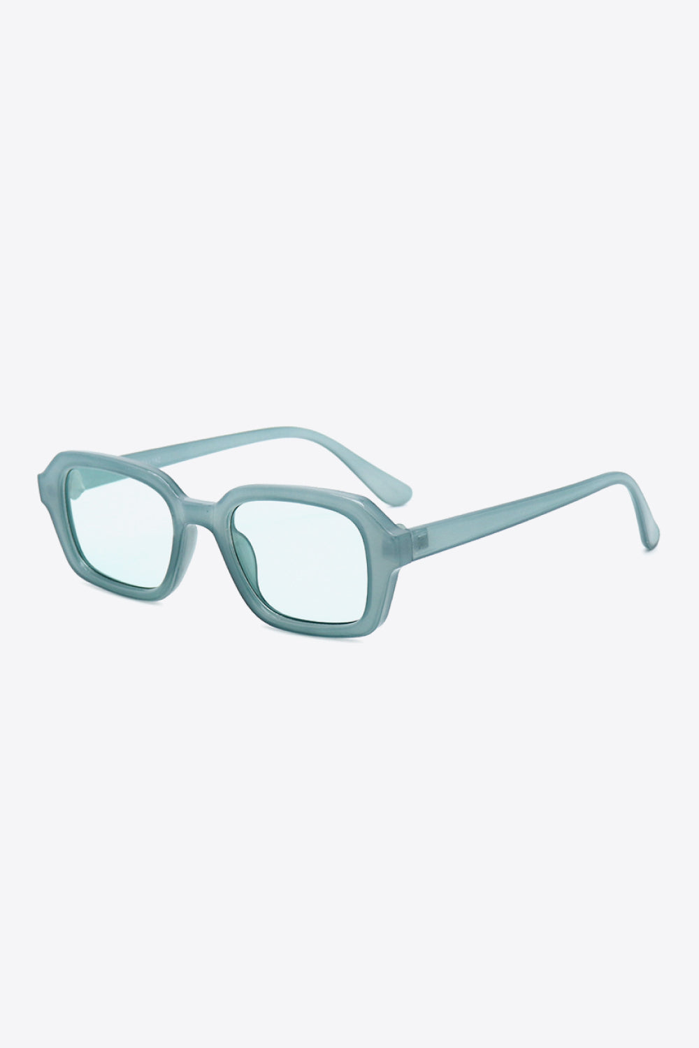 Rectangle Full Rim Sunglasses Pastel Blue One Size Sunglasses by Vim&Vigor | Vim&Vigor Boutique